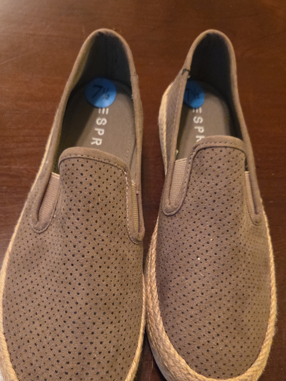 Esprit  Ladies Taupe Slip-On Espadrilles
